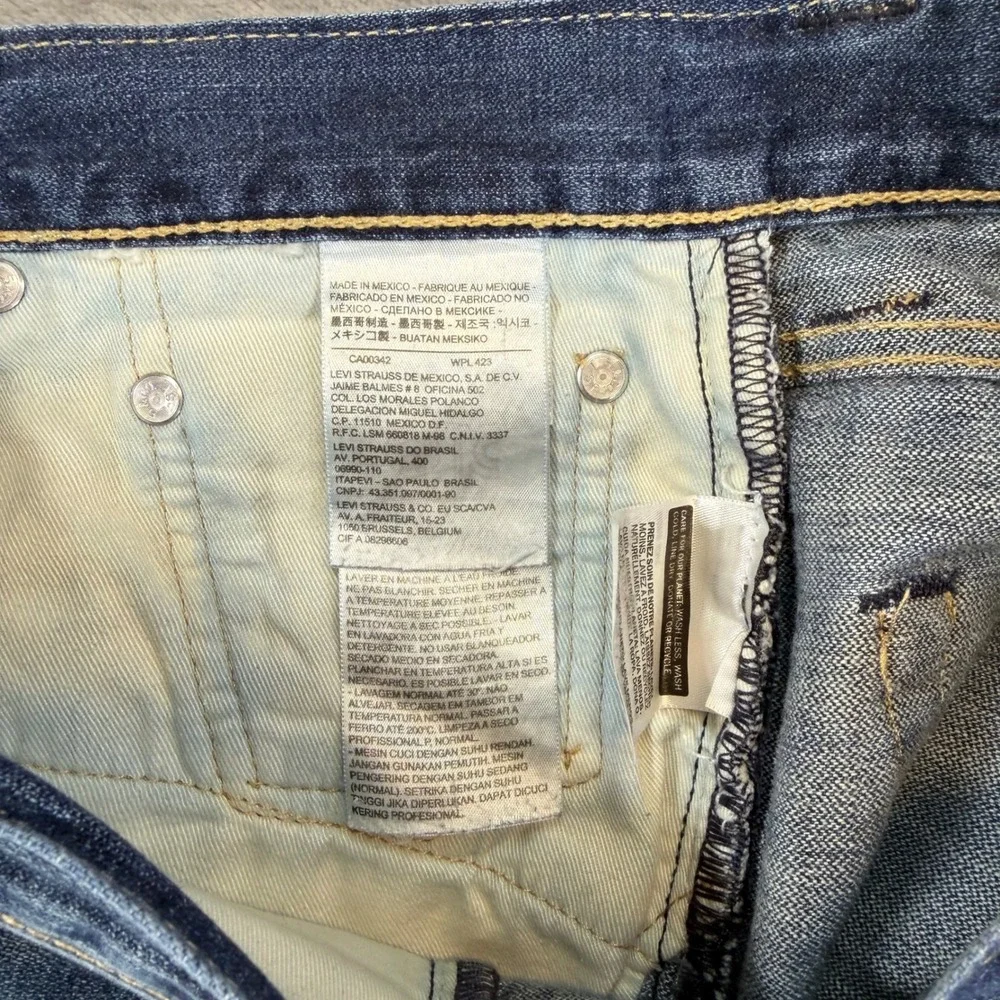Levi's 508 Regular Taper Fit Jeans Men's Size 32x32 Blue Medium Wash Denim Pants